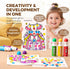 12 120 20 Jar Melo Washable Dot Markers for Toddlers, Colors Dot Paints with Printed PDF & Activity Papers, Non-Toxic