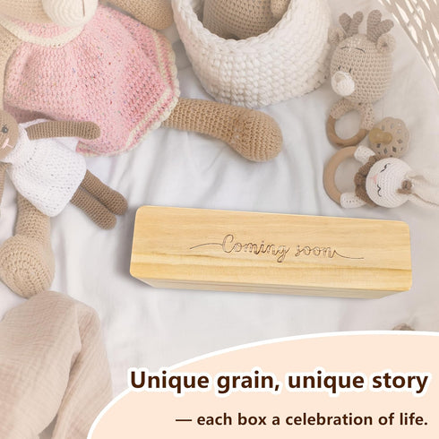 Grandparents Pregnancy Announcement Keepsake Box - Cherish Your Miracle