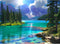500 Pieces Jigsaw Puzzle for Adults, Mountain Forest Lake Puzzle, Gift for Family, Home Decor 20.5 x 15 in