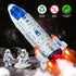 3-5 Wbzle Rocket Ship, Space Shuttle Astronaut & Space Adventure Toys,Science Educational Rocket Toys for Kids