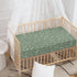 Winpema 28"x52" Wildflowers Meadow and Flowers Fitted Crib Sheet Green Sage Baby Crib Sheet Fit Standard Crib