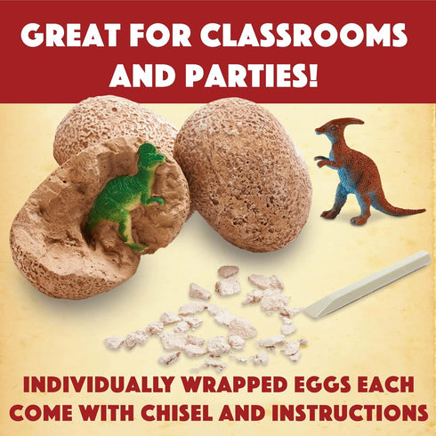 Excavate Your Own Dinosaur Eggs Kit - Educational Digging Adventure