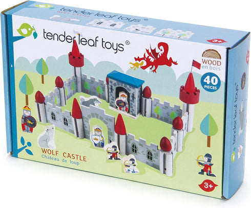 Tender Leaf Wooden Castle Learning Game, Multicoloured