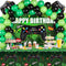 Video Game Birthday Party Decorations Set, Gaming Happy Birthday Supplies with Backdrop, Table Covers, Balloons