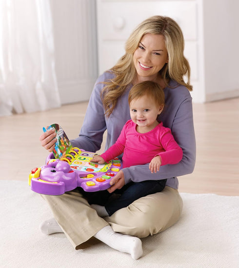 VTech Touch and Teach Elephant Toy - Purple Educational Fun