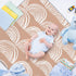 Funtery Rainbow Portable Baby Play Mat, 43 x 43 Inch Washable Foldable Crawling Mat for Infants