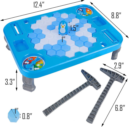 DR.DUDU Ice Breaker Game - Save Penguin On Ice Block Family Funny Game for Children's Day Gifts