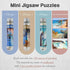 MISITU Small Puzzles for Adults Mini Puzzles 150 Pieces Micro Piece Small Jigsaw Puzzles Challenging Difficult Travel Puzzles Games Toys Gifts Puzzles Beach Waterfall Puzzles 3 Pack, 6 x 4 inch
