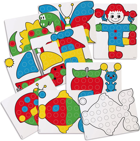 Quercetti Fantacolor Junior Mosaic Pegboard Set
