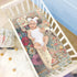 WDdZzyy 28" 52" Cartoon Llama Retro Bathtub Cooling Baby Bed Mattress x Washable Padded Crib for Kids, Adult