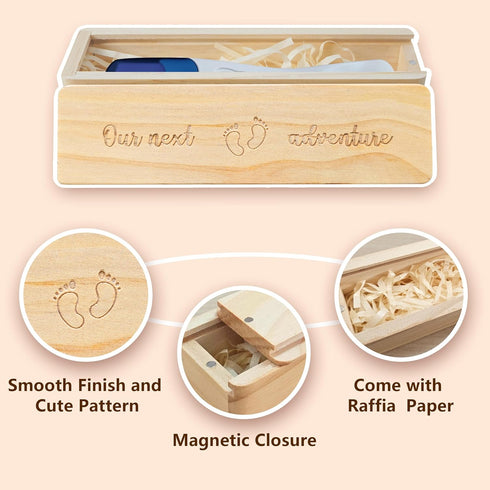 Pregnancy Test Keepsake Box, Pregnancy Announcement for Husband, Baby Announcemeny for Grandparents Baby Reveal