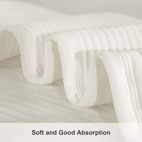 NTBAY Jersey Cotton Quilted Toddler Blanket - Breathable and Warm Baby Blanket for Boys and Girls, 30x40 Inches, White