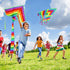 8 Pack Kites for Kids, Butterfly Kite, Fish Kite, Large Rainbow Delta Kite, Easy to Fly Beach Kites with 109 Yard String