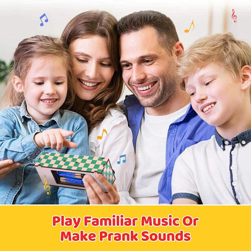 SCAEMO 8 Build Your Own Musical Instrument Portable Music Synthesizer, with Key Touchpad, Novelty Toys for Beginner