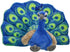 WILD REPUBLIC Peacock Plush, 8 Inches - Stuffed Animal, Plush Toy, Kids Gifts, Cuddlekins
