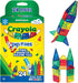 CreateOn Crayola Mini Magnetic PIP-Tiles, 24-Piece Building Set for Kids, Magnetic Toys for Ages 3+