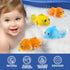 Dwi Dowellin Bath Toys for Toddlers, Magnetic Fishing Games, Mold Free Wind-up Swimming Fish Duck Whale
