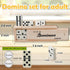 Set Set 6 Set 28 (2 Smilejoy Dominoes for Adults, Domino for Classic Board Games, Double Domino Game Pieces
