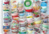 Galison Teacups Julie Seabrook Ream 1000 Piece Puzzle, Vibrant Teacups Design