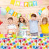 gisgfim 3 Pcs Art Paint Tablecloth, Party Supplies for Art Theme Birthday Decorations for Kids