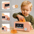 18-Piece Playset, 3+ Pillowhale Bagel & Toast Pop-Up Toaster Wooden Breakfast Montessori Kitchen Toy Includes Bagels