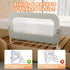 47inch omzer Bed Guard Rail for Toddlers - Foldable & Adjustable Height Baby Bed Safety Side Rails - Large Toddler Crib
