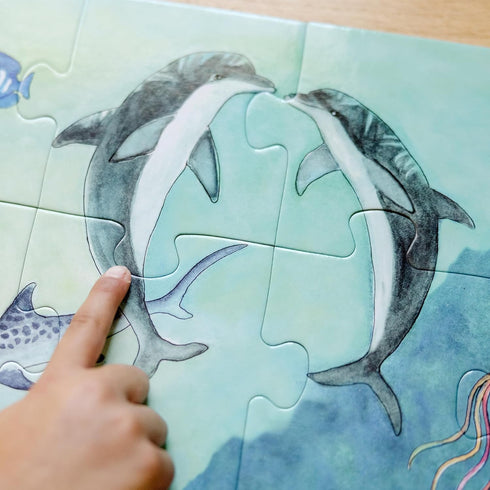 Melissa & Doug Search and Find Beneath the Waves Floor Puzzle, 48 pcs, over 4 feet long