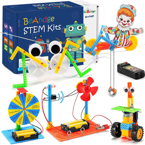 STEM Robotics Kits for Kids Age 8-12, DIY Engineering Crafts Kit Science