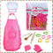 Chef Set for Kids - 13 Pcs Cooking and Baking Set with Apron, Chef Hat, Utensils, Gift for 3 Year Olds