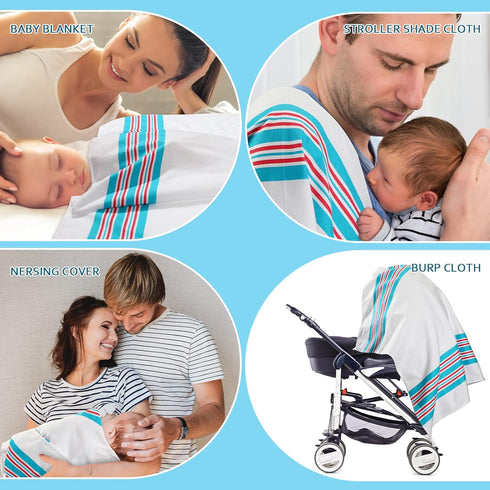 16 30 40 Inch 100% Remerry Pcs Receiving Blanket, x Hospital Blankets Cotton Flannel Soft Warm Swaddle Coverings
