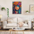 1000 20x28 Inches Puzzles for Adults Pieces, Jigsaw Puzzles with Floral Goddess, with Letters On Back, Colorful