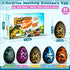 60 Pcs Hatching Dinosaur Eggs for Kids Party Favors, Easter Egg Filled with Toys Novelty Grow in Water Dino Eggs