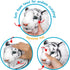 17 Inch TigerHart Saphed The White Tiger - Squeeze Me! - Stuffed Animal Plush