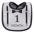 13pk, Hudson Baby Monthly Milestone Interlock Bibs Brand New, One Size