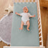 Muslin Crib Sheets for Baby Boys Girls, Neutral Fitted Mattress Sheet for Standard Crib Toddler 28” x 52” (Sage Green)