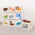 CLCROBD Foldable Animal Cube Storage Bins, Fabric Toy Box/Chest/Organizer for Toddler/Kids Nursery, 13 inch (Dog)
