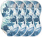YYZZH Sea Turtle Olive Ridley Turtles Muslin Burp Cloths for Baby 4 Pack