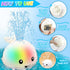 ZHENDUO Baby Bath Toys, Light Up Bath Toys, Sprinkler Bathtub Toys for Toddlers Infant Kids Boys, Automatic Spray Water Bath Toy, Pool Bathroom Baby Toy (Whale-w)