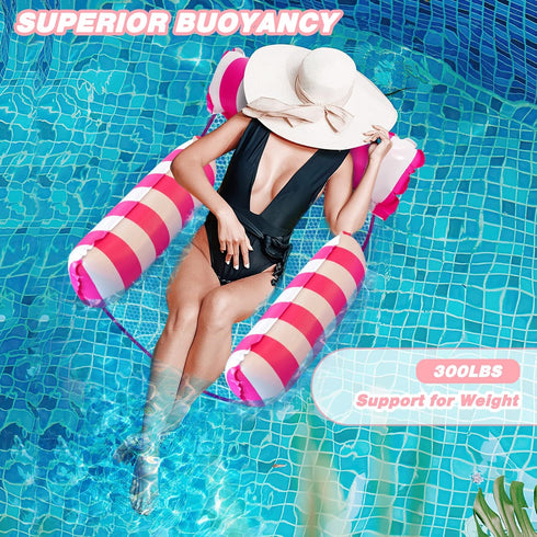 MLRYH Hammock, Swimming Hammock,Multi-Purpose Hammock Pool Floats, Inflatable Pool Floats Pool Float Adult Inflatable