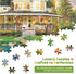 HQXXJW 300 20.5x15 Piece Puzzle for Adults, Large Piece Elderly Jigsaw Puzzle, Lakeside Villa with Cat and Garden