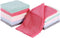 Slick Baby Washcloths - 10"x10", 12 Pack, Soft, Colorful Wash Clothes for