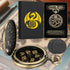 Mini DND Dice Set: 7pcs Polyhedral Metal D&D Dice with Steampunk Hollow Octopus Pocket Watch Shell Case