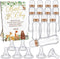 TrelaCo Woodland Animal Cool Baby Shower Games Bottle Chug Sign Wooden Woodland