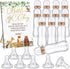 TrelaCo Woodland Animal Cool Baby Shower Games Bottle Chug Sign Wooden Woodland