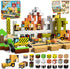 Annexfun Magnetic Blocks-100PCS Magnetic Building Blocks, Magnetic Blocks Road with Car STEM