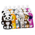 Squooshi Reusable Baby Food Pouches for Toddlers, BPA Free Plastic, Food Safe, Freezer Safe for Applesauce Yogurt