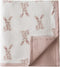 Little Jump 2 Layers Muslin Cotton Baby Blankets - Bunny Toddler Quilt