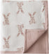 Little Jump 2 Layers Muslin Cotton Baby Blankets - Bunny Toddler Quilt