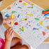 Melissa & Doug Learning Mat Crayons - 5 Colors Set