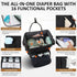 Backpack Diaper Bag for Baby Girl Boy Travel, Unisex Design with Pacifier Case, Theft Pocket, Changing Pad, Durable
